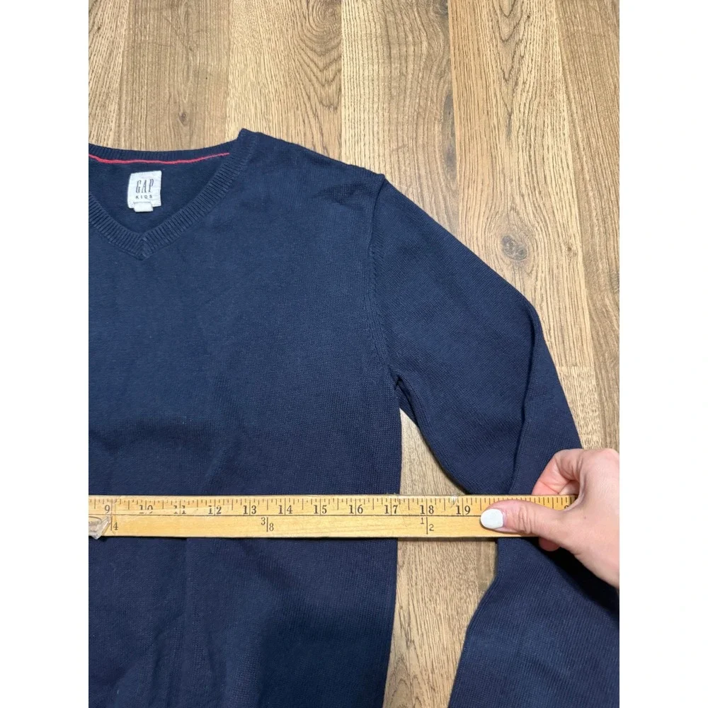 GAP Kids Sweater Boy's Size XXL Navy Blue Crewneck Pullover Long Sleeve